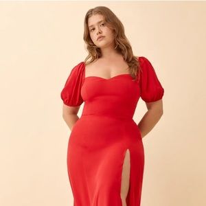 Reformation Dress // Mylah Dress // Red Dress